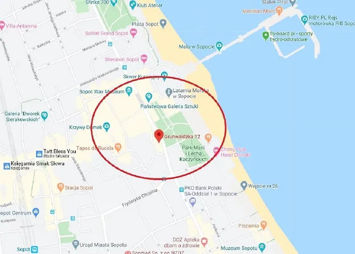 Апартаменти Sea & 50 M Monte Casinno 100 M Lux Сопот